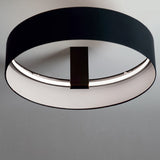 Radar Ceiling Light By Egoluce- Black With White Interior Large Hanging on Ceiling