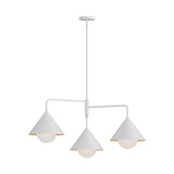 Remy Chandelier by Alora Mood - White/Opal Glass