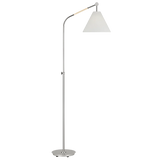 Remy Task Floor Lamp By Aerin-Polished Nickel