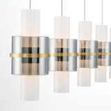 Rola Linear Suspension By Eurofase - Gold Closer View