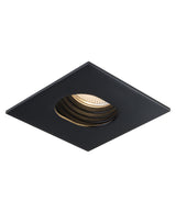 Sigma 2 Square Slot LED Fixture with Stepped Baffle - Black