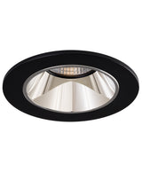 Sigma 2 Round Deep Regressed LED Fixture - Black-P