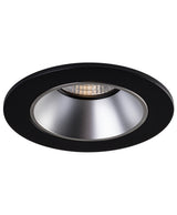 Sigma 2 Round Deep Regressed LED Fixture - Black-S