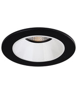 Sigma 2 Round Deep Regressed LED Fixture - Black-W