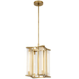 Sabre Pendant By Alora, Finish: Vintage Brass