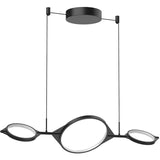 Small Black Serif Suspension by Kuzco