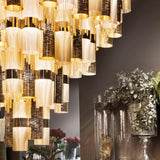 La Lollona Chandelier by Slamp, Color: Gold, White, Pewter, Gradient, Size: Large, X-Large, | Casa Di Luce Lighting