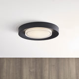 Hilo Ceiling Light By Tech Lighting, Finish: Nightshade Black