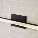 Span Bath Bar By Tech Lighting , Size: Medium, Finish: Nightshade Black