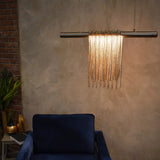 Satin Nickel Trapeze Pendant Light by Studio M