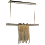 Satin Nickel Trapeze Pendant Light by Studio M