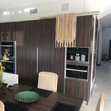 Satin Nickel Trapeze Pendant Light by Studio M