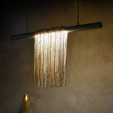 Satin Nickel Trapeze Pendant Light by Studio M