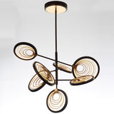 Bronze Gilt/Gold Leaf Lariat Pendant by Studio M