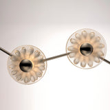 Polished Nickel Peony Chandelier by Studio M