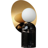 Black Satellite Table Lamp by Studio M