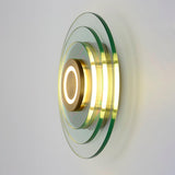 Natural Aged Brass Stratum Wall/Ceiling Light by Studio M