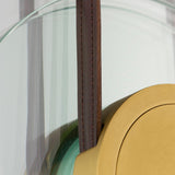 Natural Aged Brass Stratum Linear Pendant by Studio M