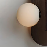 Brushed Bronze Side Light Stitched Wall Lamp by Studio M