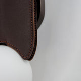 Brushed Bronze Down Light Stitched Wall Lamp by Studio M