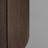 Brushed Bronze Side Light Stitched Pendant Light by Studio M