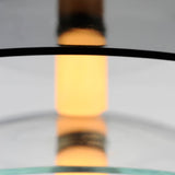 Black Chrome-Smoke-Clear Arya Pendant Light by Studio M