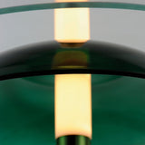 French Gold-Emerald Green-Clear Arya Pendant Light by Studio M
