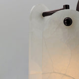 Brushed Bronze-Spanish Alabaster Megalith Stone Wall Sconce by Studio M