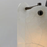 Gunmetal-Spanish Alabaster Megalith Stone Wall Sconce by Studio M