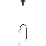 Black 3-Light Alina Pendant Light by Studio M
