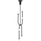 Black 6-Light Alina Pendant Light by Studio M