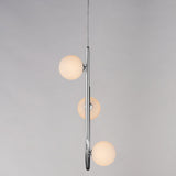 3 Light-Polished Chrome Contour Pendant by Studio M