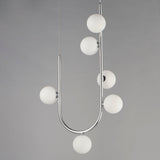 6 Light-Polished Chrome Contour Pendant by Studio M