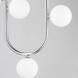 6 Light-Polished Chrome Contour Pendant by Studio M