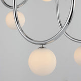 16 Light-Polished Chrome Contour Fixed Stem Pendant by Studio M