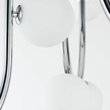 19 Light-Polished Chrome Contour Fixed Stem Pendant by Studio M