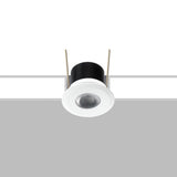 White Round Selene Fixed Downlight by Flexa Lighting