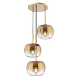 Samar Multi-Light Chandelier By Kuzco - Brushed Gold/Copper