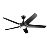 Kapono Outdoor Ceiling Fan - Satin Black
