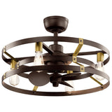 Cavelli Fan - Satin Natural Bronze