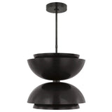 Shanti Double Pendant By Visual Comfort Model, Finish: Dark Bronze, Size: Large