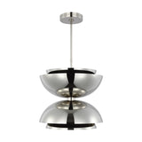 Shanti Double Pendant By Visual Comfort Model, Finish: Polished Nickel, Size: Large