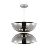 Shanti Double Pendant By Visual Comfort Model, Finish: Polished Nickel, Size: X Large