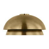 Shanti Flush Mount By Visual Comfort Model, Natural Brass