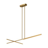 Shift Chandelier By Kuzco - Brushed Gold Large