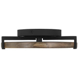 Shuffle Flush Mount By Visual Comfort Model, Size: Small, Finish: Nightshade Black