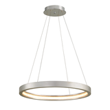 Jasmine Round Chandelier - Silver 28 Inch