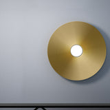 Sky Dome Flush By Pablo, Size: Medium, Finish: Brushed Brass