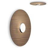 Sky Dome Flush By Pablo, Size: Medium, Finish: Walnut