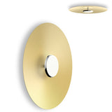 Sky Dome Flush By Pablo, Size: Medium, Finish: Brushed Brass